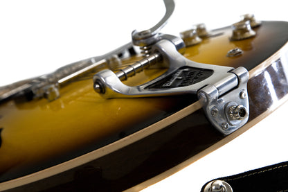 BIGSBY B3 installed on a GIBSON ES 335 TOWNER HINGE PLATE ADAPTOR for BIGSBY B3