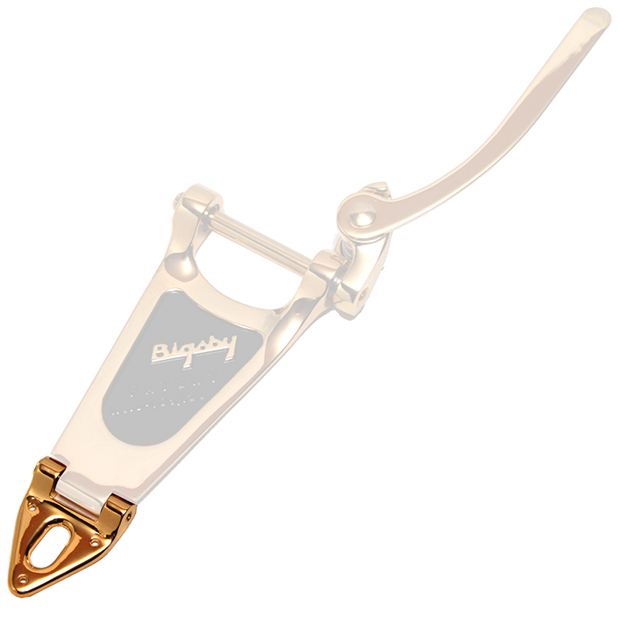 Bigsby B6 Hinge plate and pin Replacement in Gold.