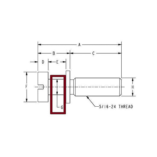 Stop Tailpiece Stud Specs